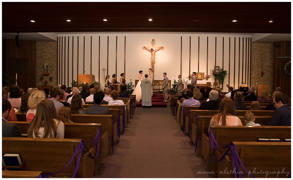 St. Jerome Catholic Church Columbus WI Wedding Photographer