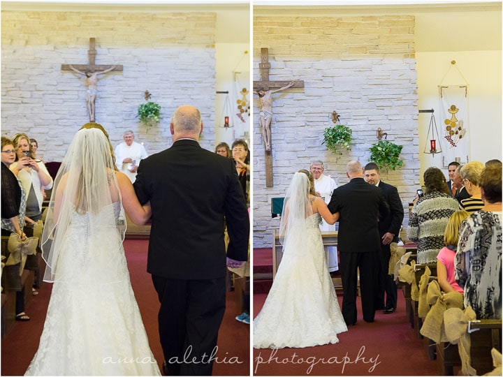 St. Joseph Holy Family Parish Phlox WI Wedding photos