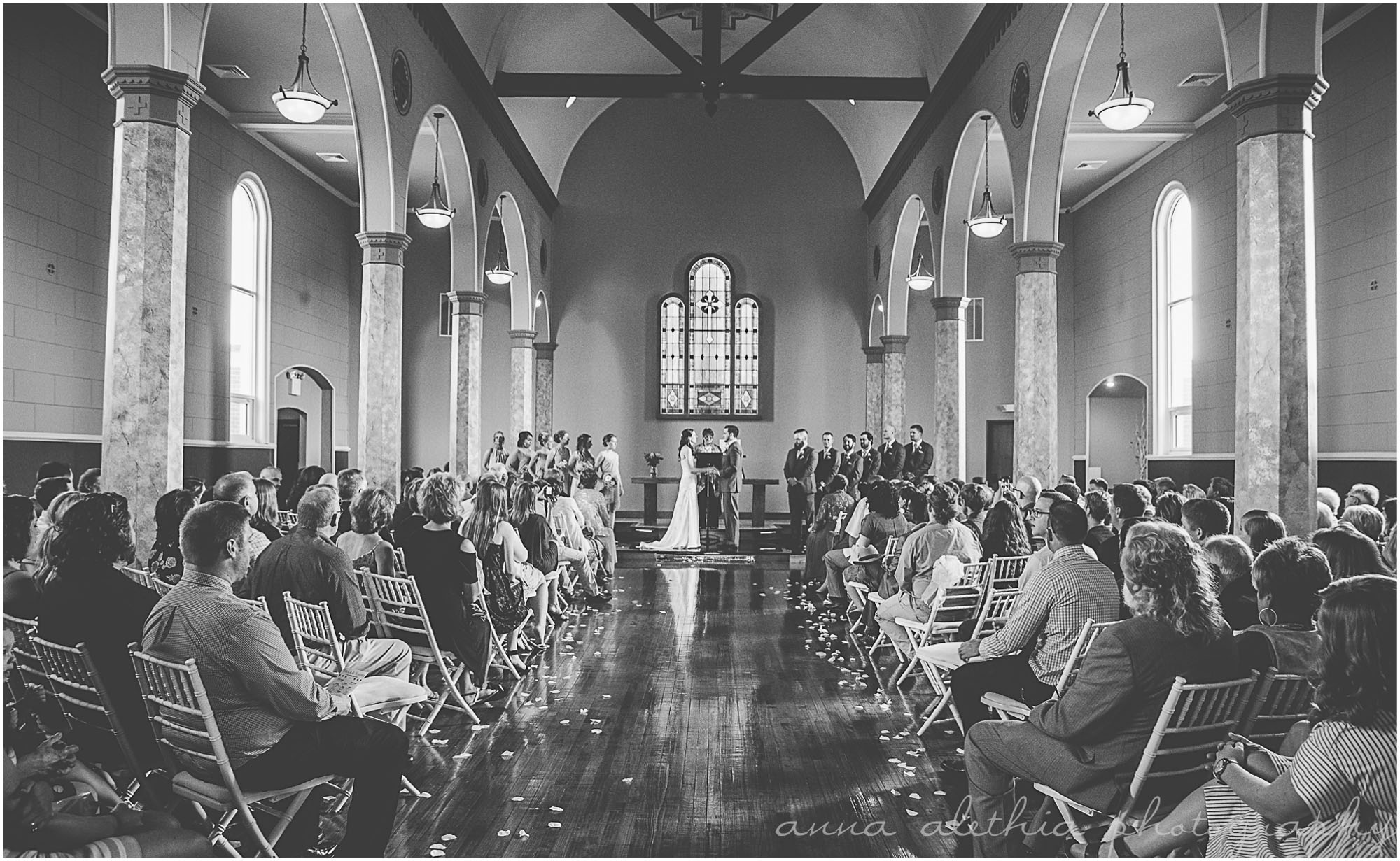 Sepia Chapel Green Bay WI Wedding Photos