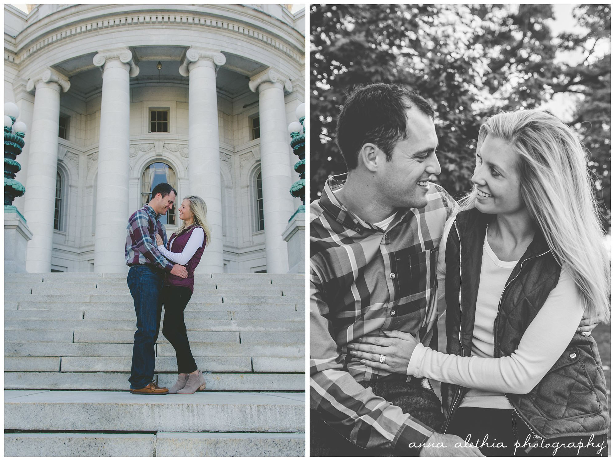 State Capitol Madison WI Engagement Photos