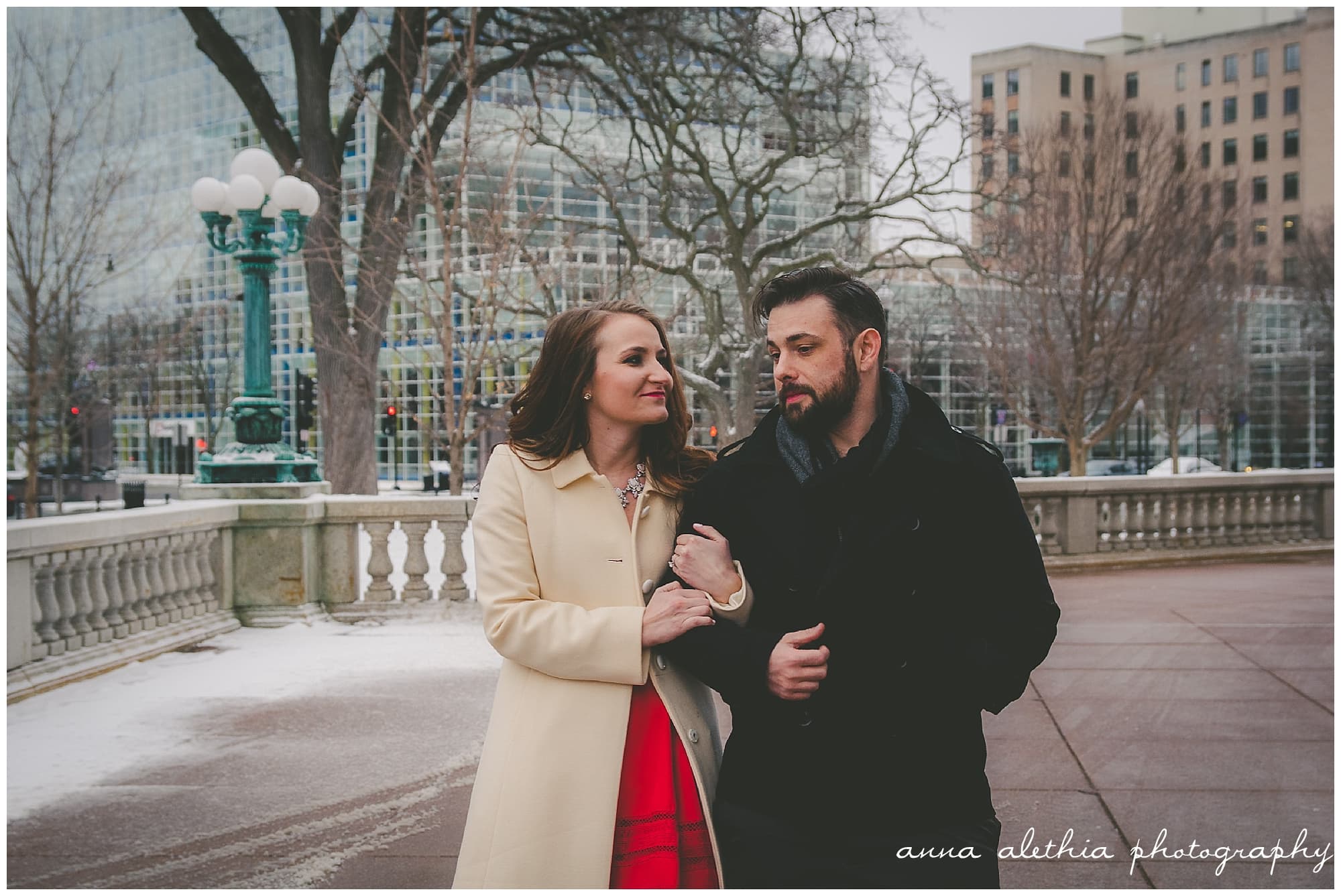 Downtown Madison Engagement Photos